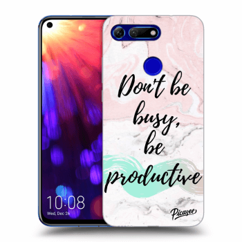 Picasee silikonový průhledný obal pro Honor View 20 - Don't be busy, be productive