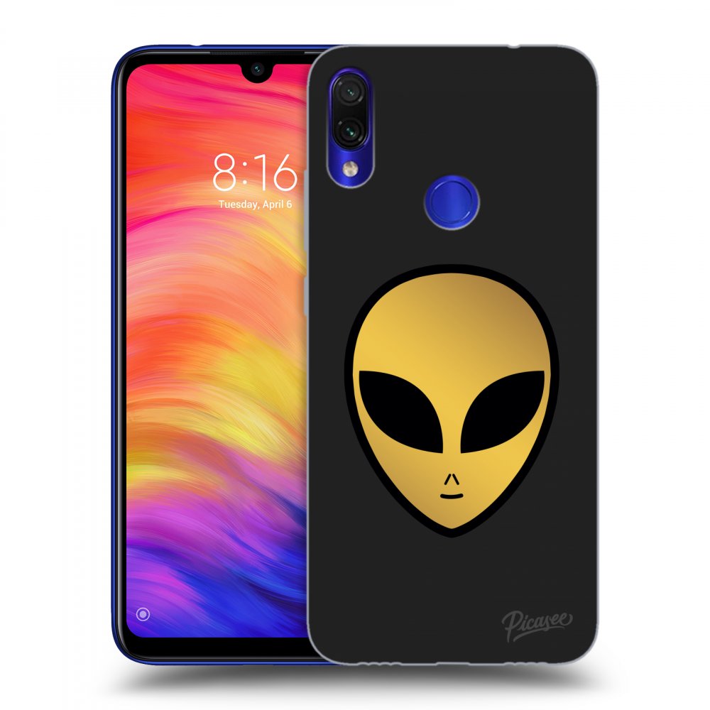 Silikonový černý Obal Pro Xiaomi Redmi Note 7 - Earth - Alien
