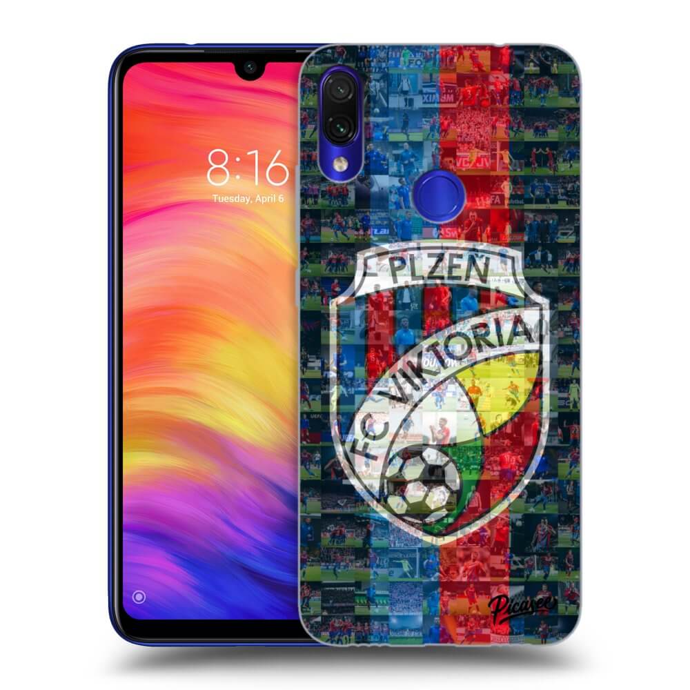 Picasee silikonový černý obal pro Xiaomi Redmi Note 7 - FC Viktoria Plzeň A