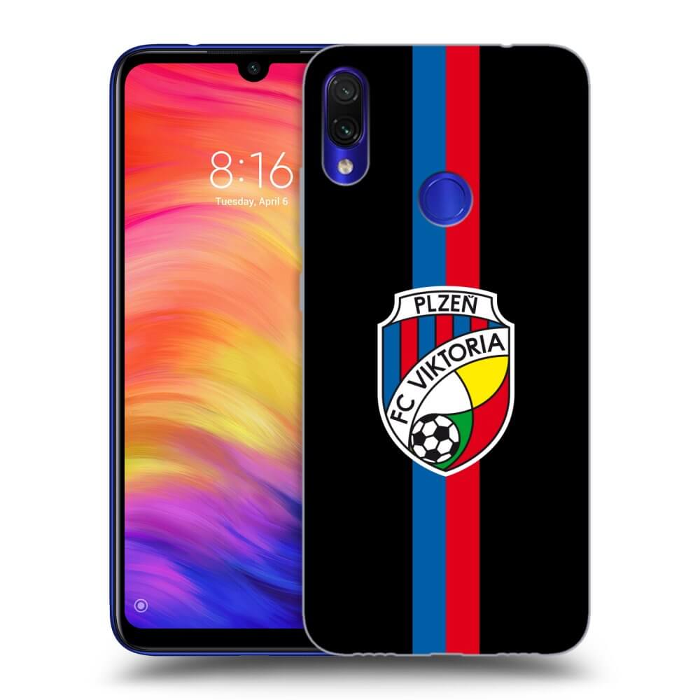 Picasee silikonový černý obal pro Xiaomi Redmi Note 7 - FC Viktoria Plzeň H