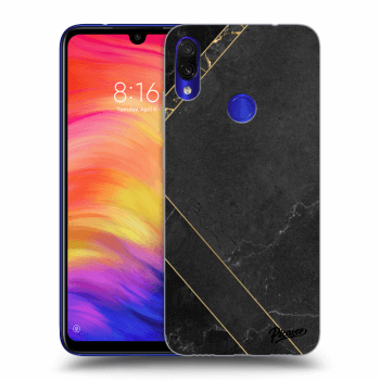 Obal pro Xiaomi Redmi Note 7 - Black tile