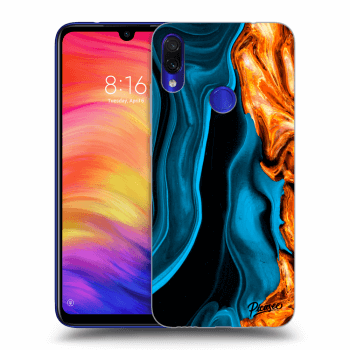 Obal pro Xiaomi Redmi Note 7 - Gold blue