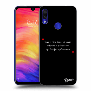 Obal pro Xiaomi Redmi Note 7 - Správná láska Bílá