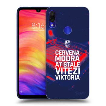 Picasee silikonový průhledný obal pro Xiaomi Redmi Note 7 - FC Viktoria Plzeň E