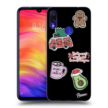 Obal pro Xiaomi Redmi Note 7 - Christmas Stickers