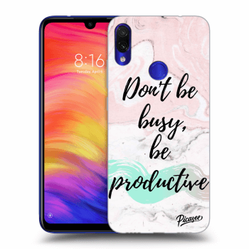 Picasee ULTIMATE CASE pro Xiaomi Redmi Note 7 - Don't be busy, be productive