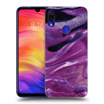 Obal pro Xiaomi Redmi Note 7 - Purple glitter