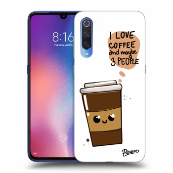 Picasee silikonový průhledný obal pro Xiaomi Mi 9 - Cute coffee