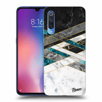 Obal pro Xiaomi Mi 9 - Black & White geometry