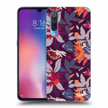 Obal pro Xiaomi Mi 9 - Purple Leaf