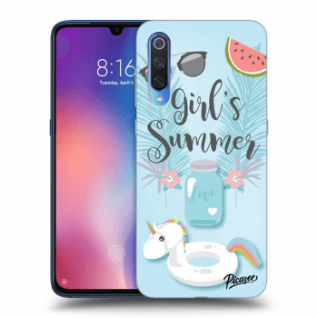 Picasee silikonový průhledný obal pro Xiaomi Mi 9 - Girls Summer