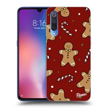 Picasee silikonový černý obal pro Xiaomi Mi 9 - Gingerbread 2