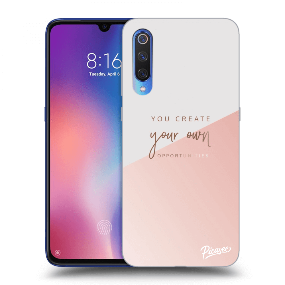 Picasee silikonový průhledný obal pro Xiaomi Mi 9 - You create your own opportunities