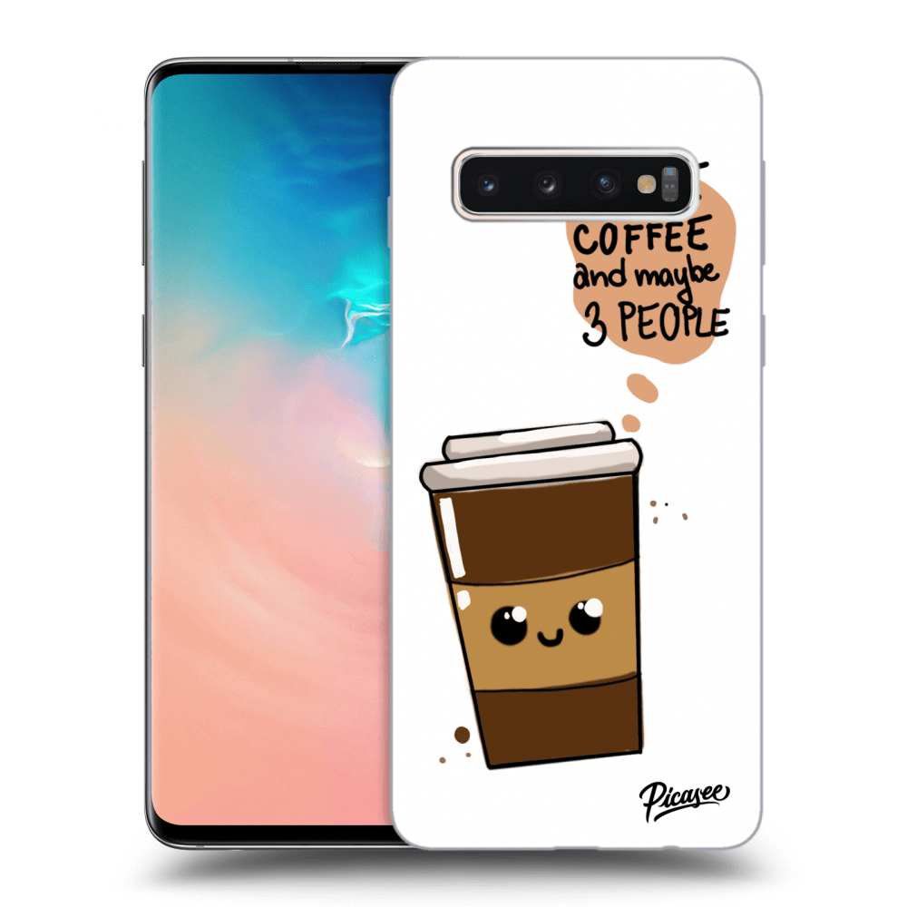 Picasee ULTIMATE CASE pro Samsung Galaxy S10 G973 - Cute coffee