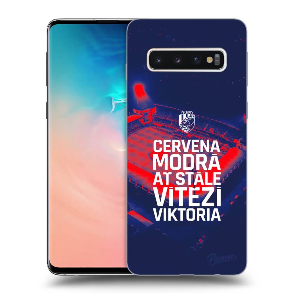 Picasee ULTIMATE CASE pro Samsung Galaxy S10 G973 - FC Viktoria Plzeň E
