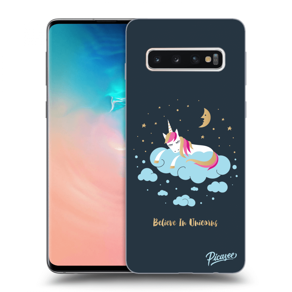 Picasee ULTIMATE CASE pro Samsung Galaxy S10 G973 - Believe In Unicorns