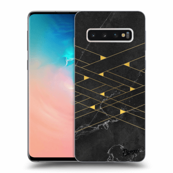 Picasee ULTIMATE CASE pro Samsung Galaxy S10 G973 - Gold Minimal