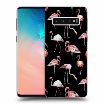 Picasee ULTIMATE CASE pro Samsung Galaxy S10 G973 - Flamingos