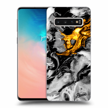 Obal pro Samsung Galaxy S10 G973 - Black Gold 2