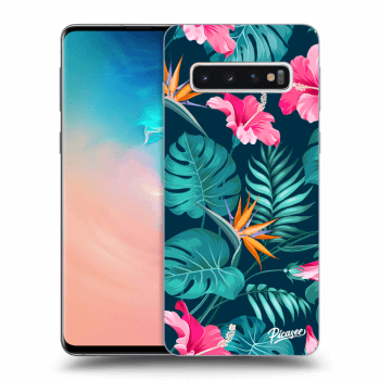 Obal pro Samsung Galaxy S10 G973 - Pink Monstera