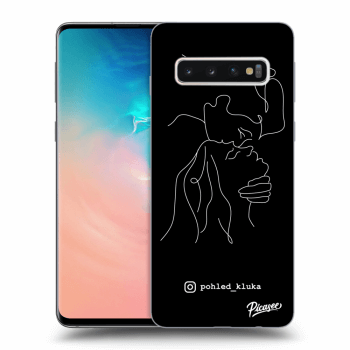 Picasee ULTIMATE CASE pro Samsung Galaxy S10 G973 - Forehead kiss White