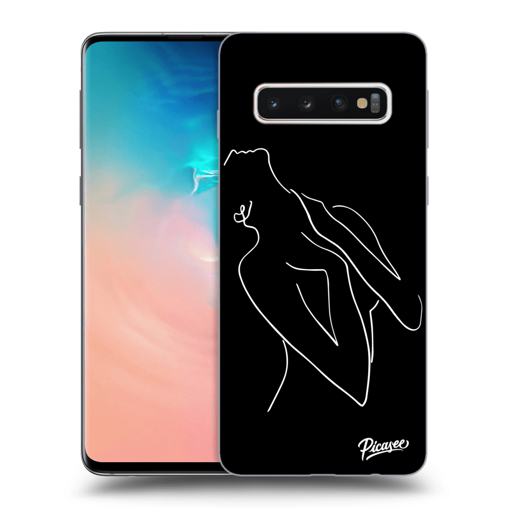 Picasee ULTIMATE CASE pro Samsung Galaxy S10 G973 - Sensual girl White