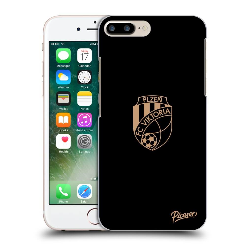 Picasee silikonový černý obal pro Apple iPhone 8 Plus - FC Viktoria Plzeň I