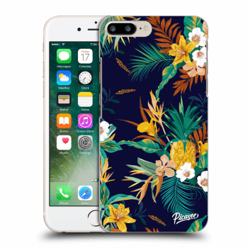 Picasee silikonový průhledný obal pro Apple iPhone 8 Plus - Pineapple Color