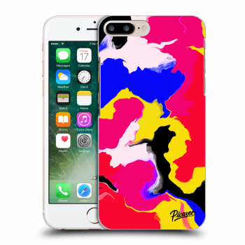 Picasee silikonový průhledný obal pro Apple iPhone 8 Plus - Watercolor