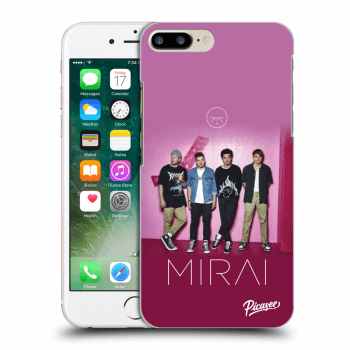 Picasee silikonový průhledný obal pro Apple iPhone 8 Plus - Mirai - Pink