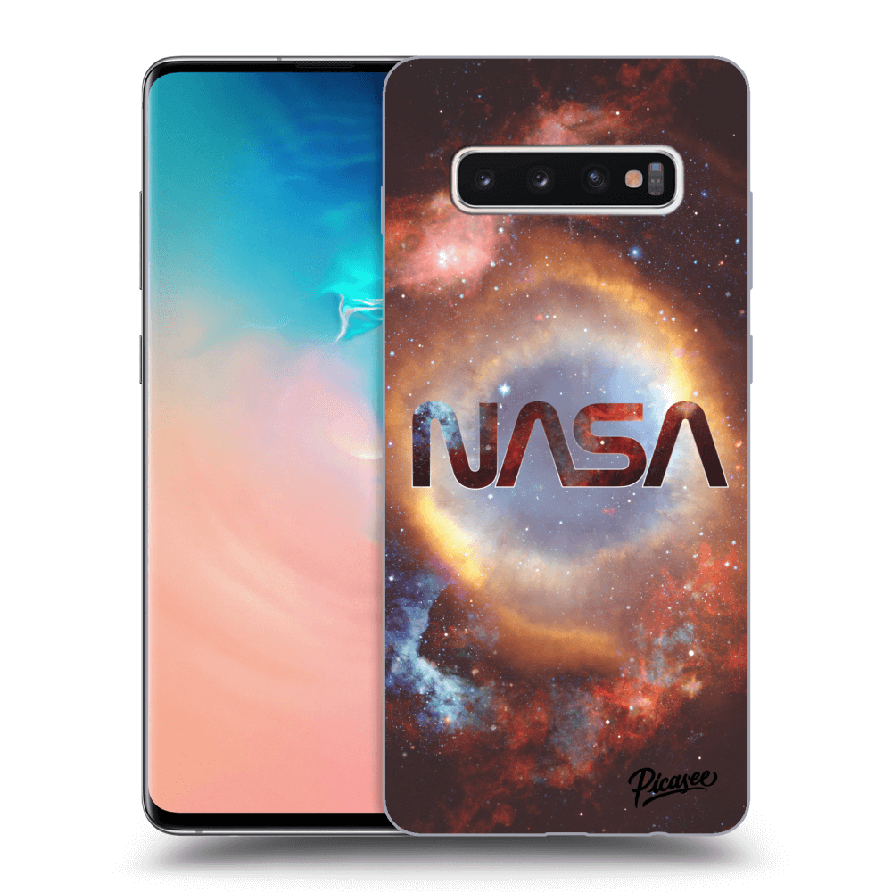 Picasee silikonový průhledný obal pro Samsung Galaxy S10 Plus G975 - Nebula