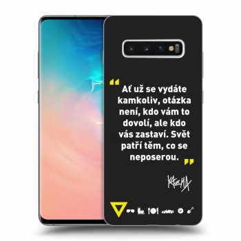 Obal pro Samsung Galaxy S10 Plus G975 - Kazma - SVĚT PATŘÍ TĚM, CO SE NEPOSEROU