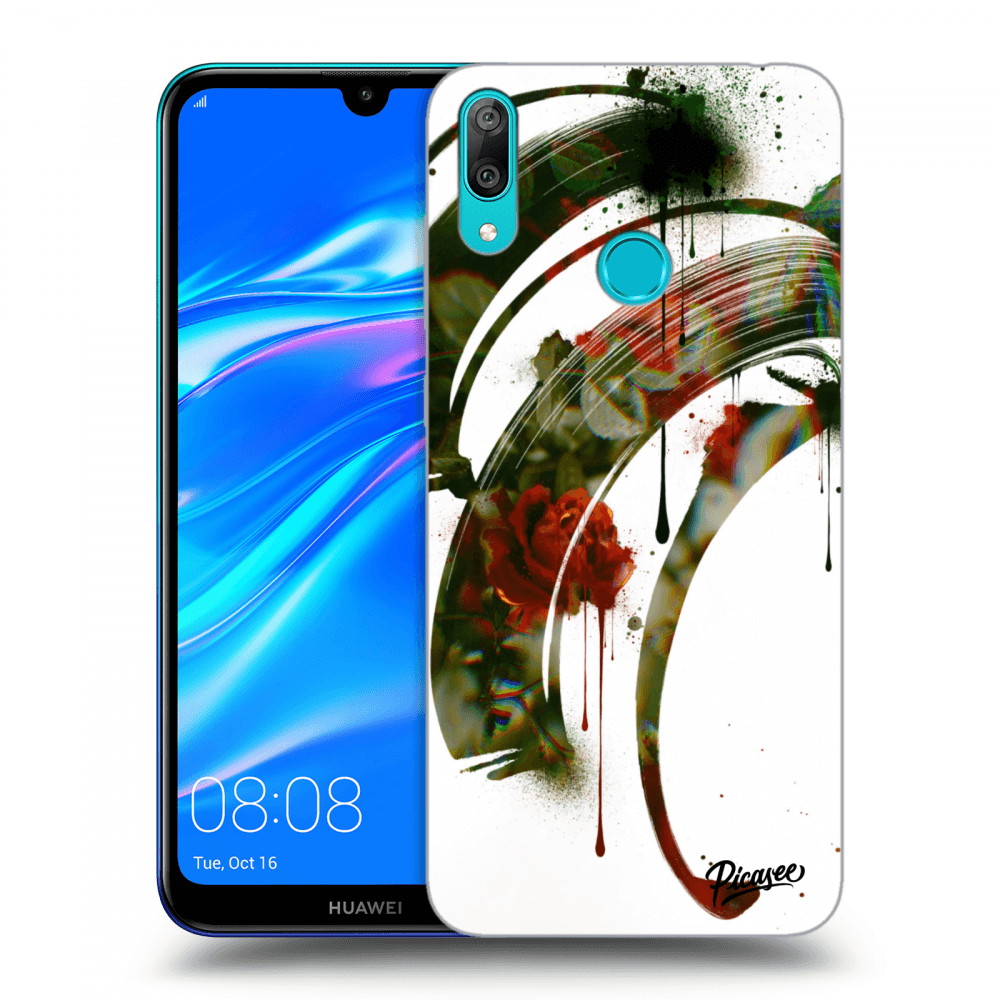 Picasee ULTIMATE CASE pro Huawei Y7 2019 - Roses white