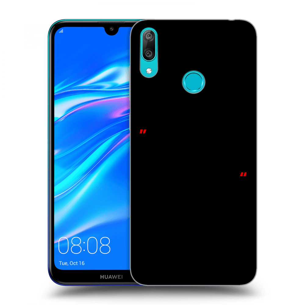 Picasee silikonový černý obal pro Huawei Y7 2019 - Správná láska