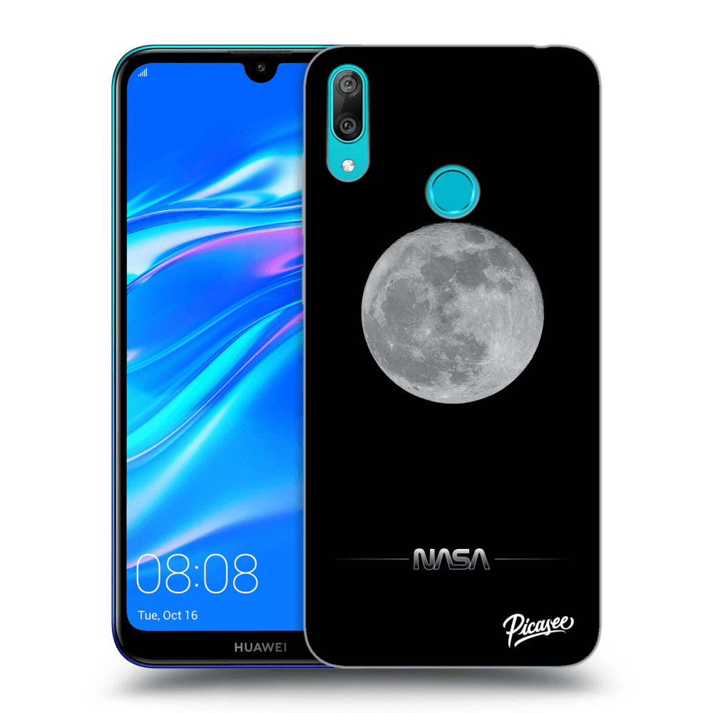 Picasee silikonový průhledný obal pro Huawei Y7 2019 - Moon Minimal