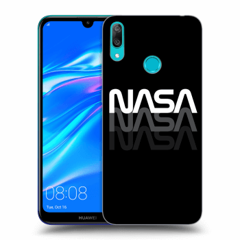 Picasee silikonový průhledný obal pro Huawei Y7 2019 - NASA Triple