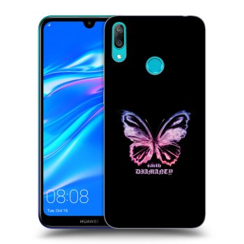 Obal pro Huawei Y7 2019 - Diamanty Purple
