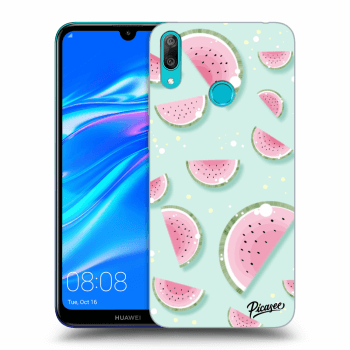 Picasee silikonový černý obal pro Huawei Y7 2019 - Watermelon 2