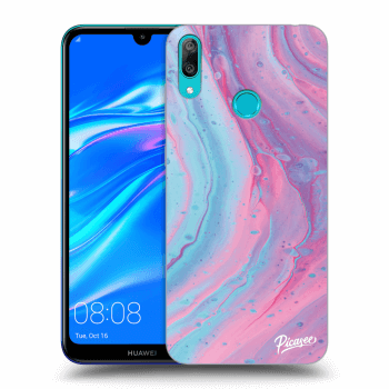 Obal pro Huawei Y7 2019 - Pink liquid
