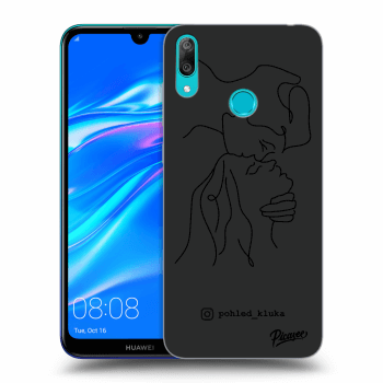 Picasee silikonový černý obal pro Huawei Y7 2019 - Forehead kiss