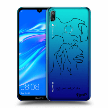 Picasee silikonový průhledný obal pro Huawei Y7 2019 - Forehead kiss