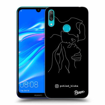 Picasee silikonový černý obal pro Huawei Y7 2019 - Forehead kiss White
