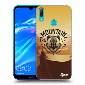 Picasee silikonový průhledný obal pro Huawei Y7 2019 - Mountain bear