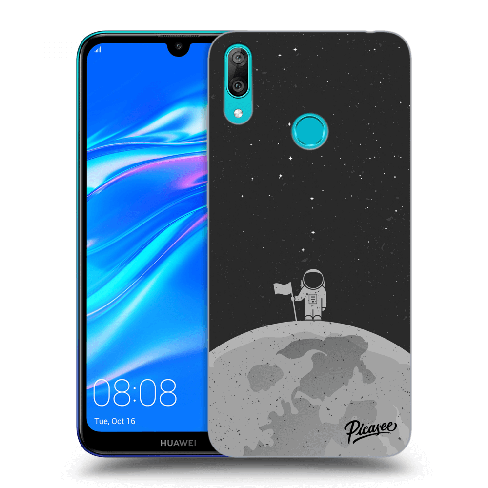 Picasee silikonový průhledný obal pro Huawei Y7 2019 - Astronaut