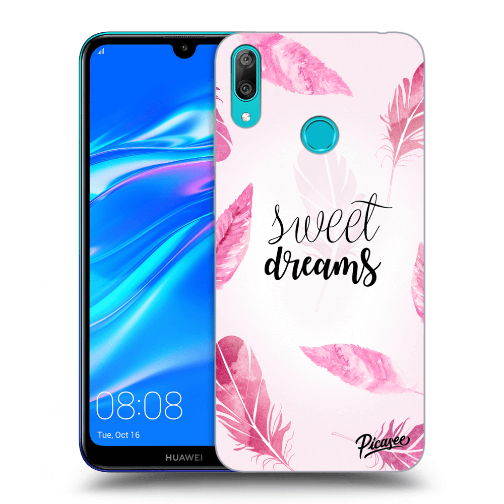 Picasee silikonový průhledný obal pro Huawei Y7 2019 - Sweet dreams