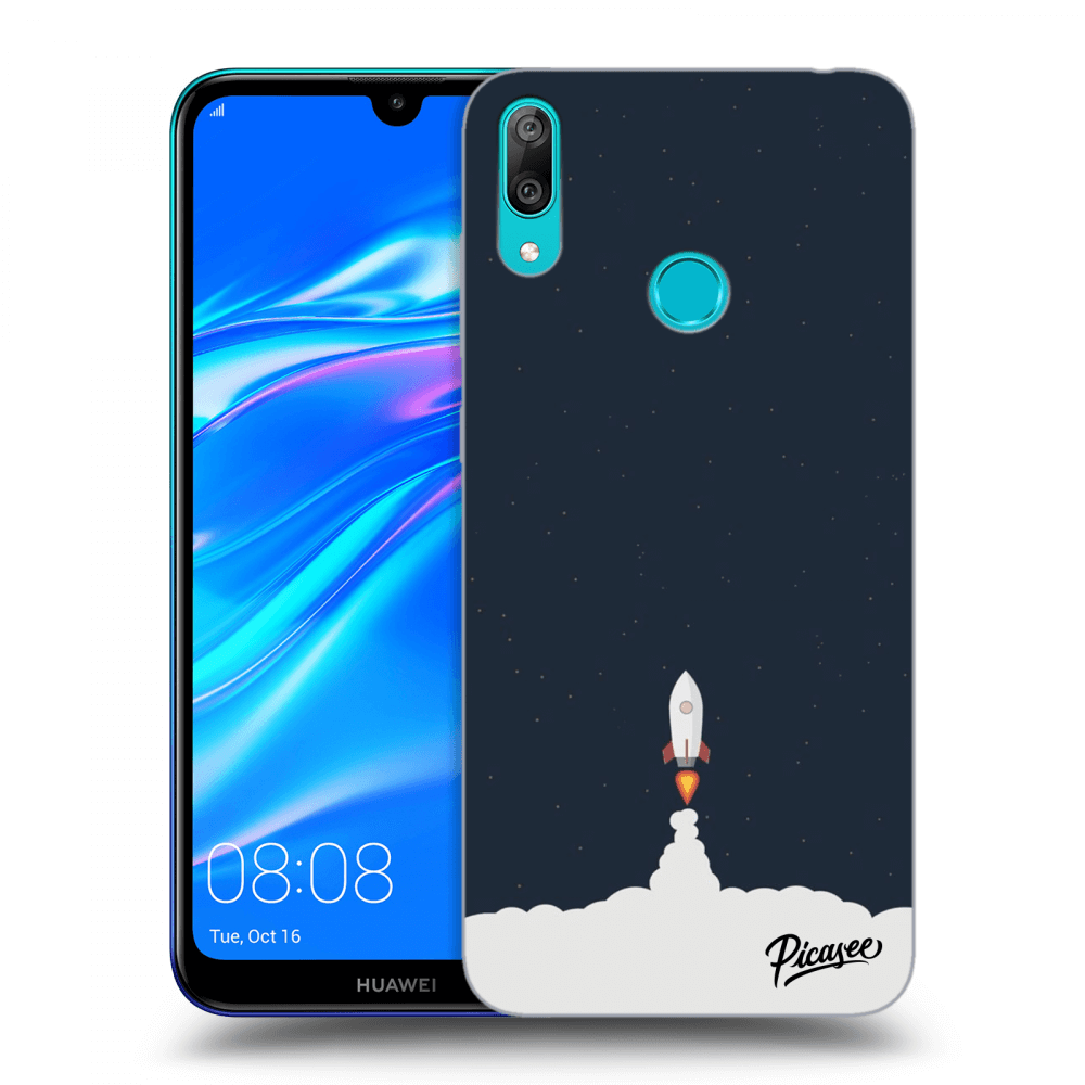Picasee silikonový průhledný obal pro Huawei Y7 2019 - Astronaut 2