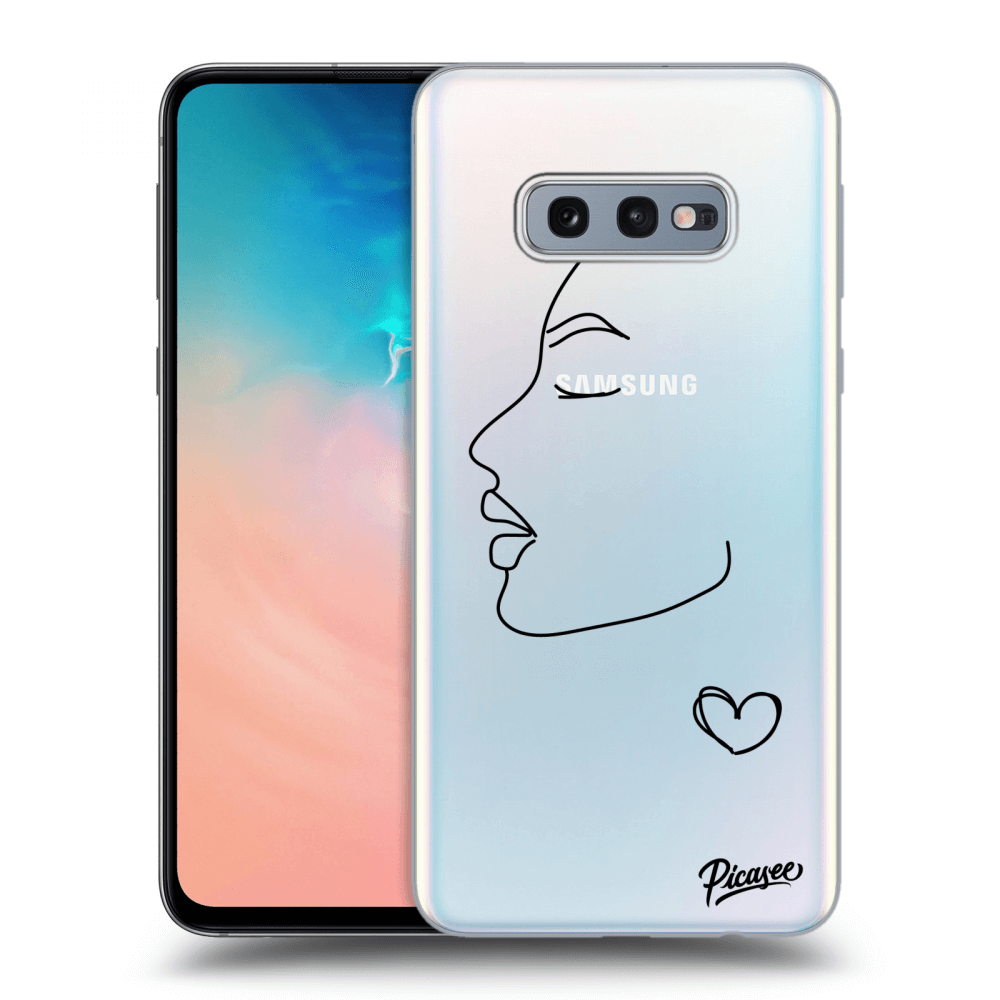 Picasee silikonový průhledný obal pro Samsung Galaxy S10e G970 - Couple girl