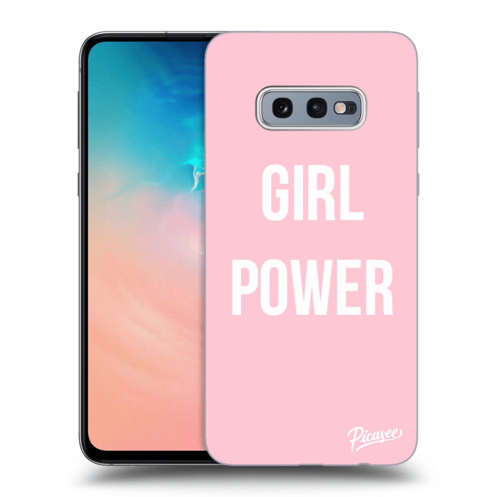 Picasee silikonový černý obal pro Samsung Galaxy S10e G970 - Girl power