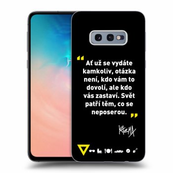 Obal pro Samsung Galaxy S10e G970 - Kazma - SVĚT PATŘÍ TĚM, CO SE NEPOSEROU