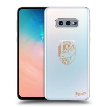 Picasee silikonový průhledný obal pro Samsung Galaxy S10e G970 - FC Viktoria Plzeň I